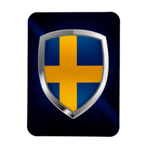 Íman Emblema Metálico de suecia
