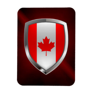 Íman Emblema Metálico do Canadá
