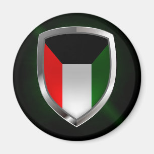 Íman Emblema Metálico do Kuwait