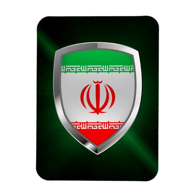 Íman Emblema Metálico Iraniano (Vertical)