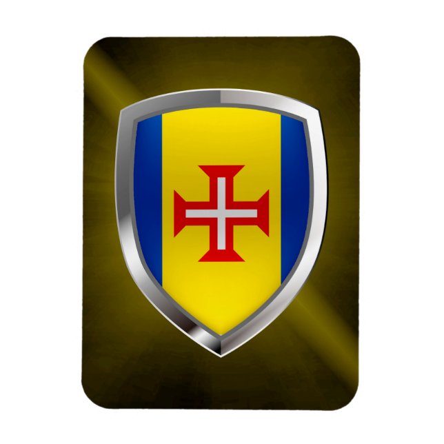 Íman Emblema Metálico Madeira (Vertical)