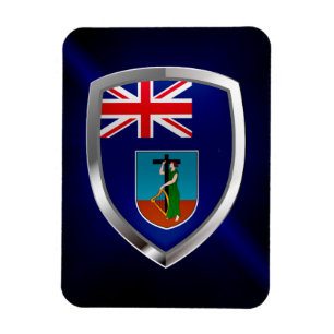 Íman Emblema Metálico Montserrat