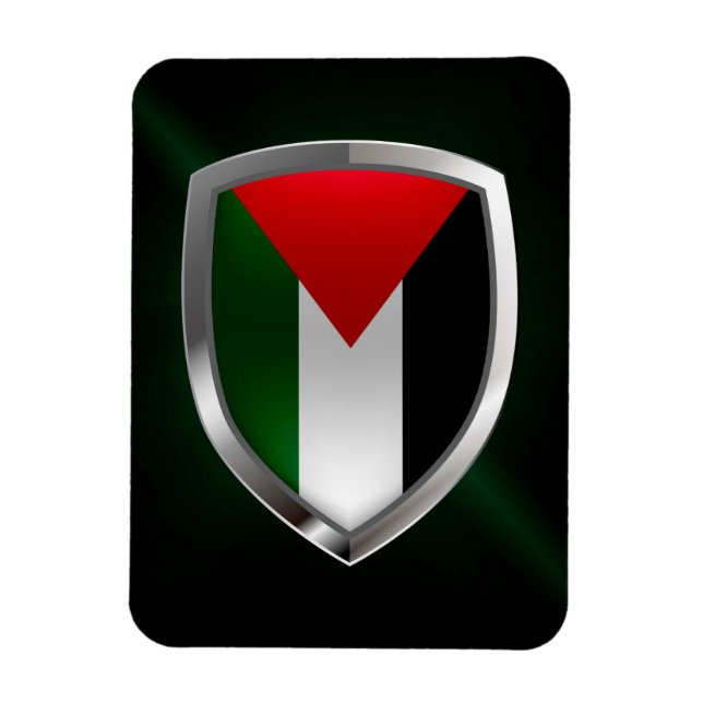 Íman Emblema Metálico Palestino (Vertical)