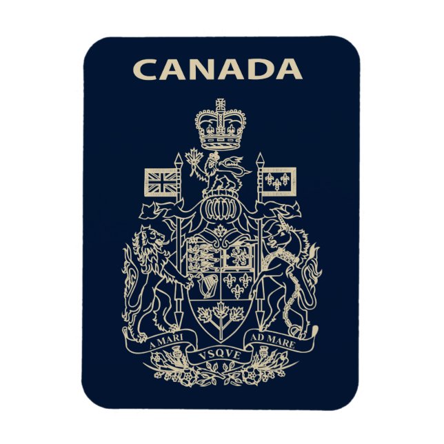 Íman emblema nacional do Canadá (Vertical)