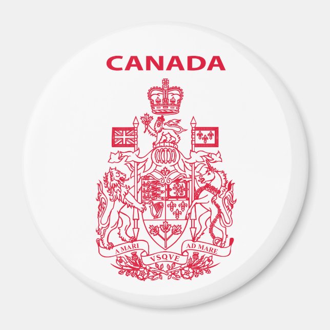 Íman emblema nacional do Canadá (Frente)