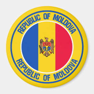 Íman Emblema Redondo da Moldávia