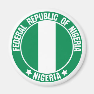 Íman Emblema Redondo da Nigéria