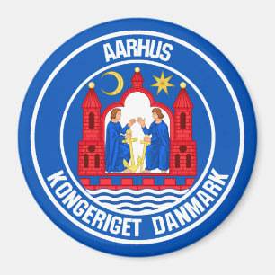 Íman Emblema redondo de Aarhus