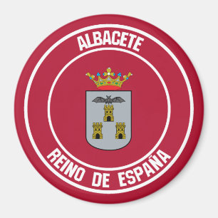 Íman Emblema redondo de Albacete