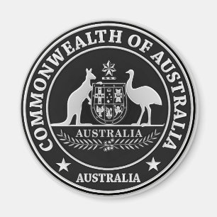 Íman Emblema redondo de Austrália