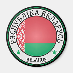 Íman Emblema redondo de Belarus