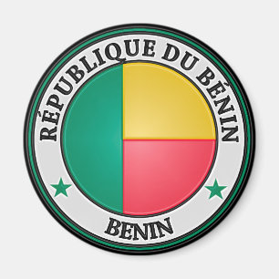 Íman Emblema redondo de Benin