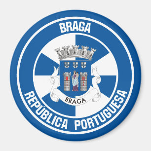Íman Emblema redondo de Braga