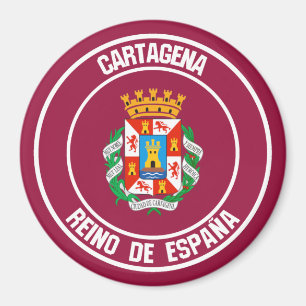 Íman Emblema redondo de Cartagena