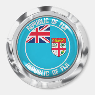 Íman Emblema redondo de Fiji