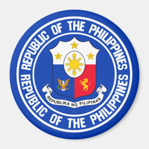 Íman Emblema redondo de Filipinas