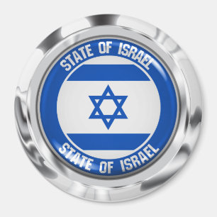 Íman Emblema redondo de Israel