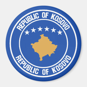 Íman Emblema redondo de Kosovo