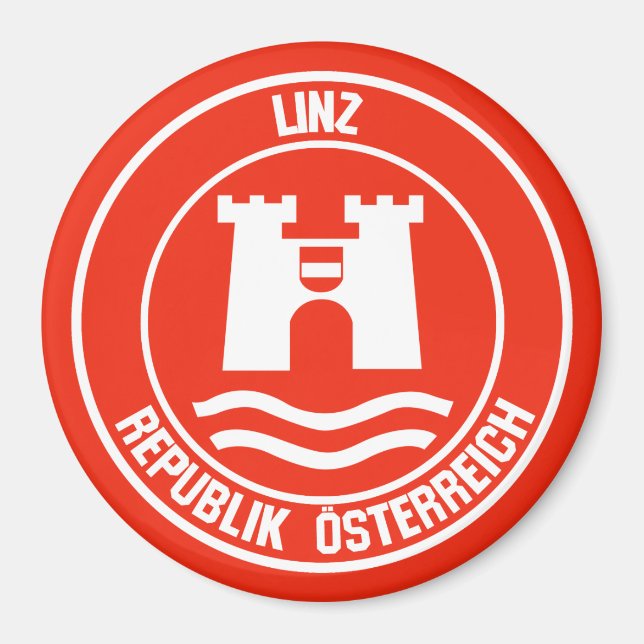 Íman Emblema Redondo de Linz (Frente)