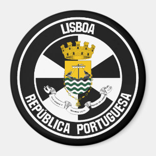 Íman Emblema Redondo de Lisboa