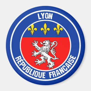 Íman Emblema redondo de Lyon