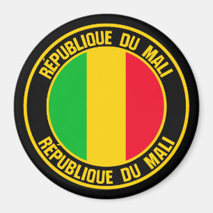 Íman Emblema redondo de Mali