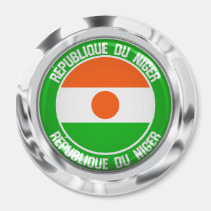 Íman Emblema redondo de Niger