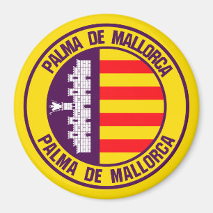 Íman Emblema redondo de Palma de Maiorca
