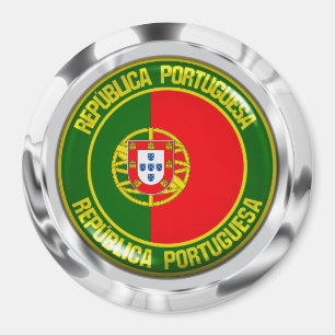 Íman Emblema redondo de Portugal