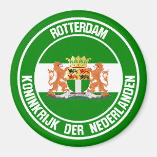 Íman Emblema redondo de Rotterdam
