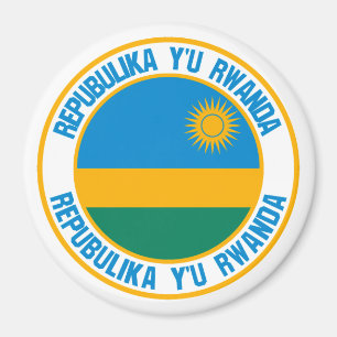 Íman Emblema redondo de Rwanda