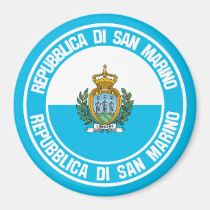 Íman Emblema redondo de San Marino