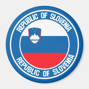 Íman Emblema redondo de Slovenia