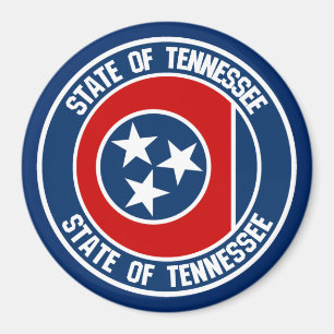 Íman Emblema redondo de Tennessee