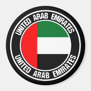 Íman Emblema redondo de United Arab Emirates