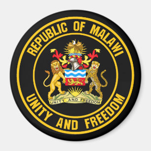 Íman Emblema redondo do Malawi