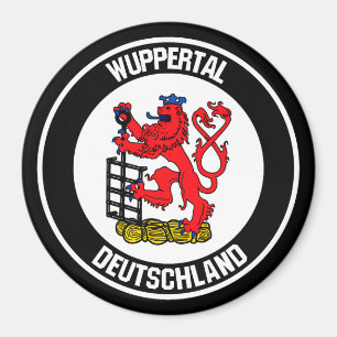 Íman Emblema redondo Wuppertal