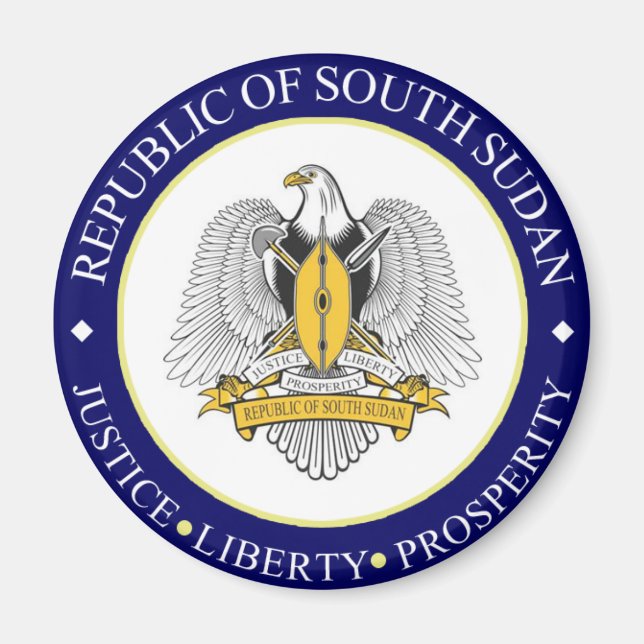 Íman emblema sudan do sul (Frente)