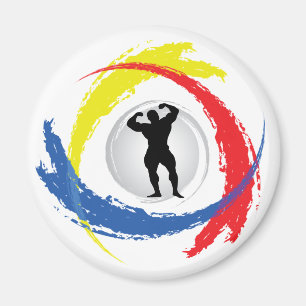 Íman Emblema Tricolor Bodybuilding