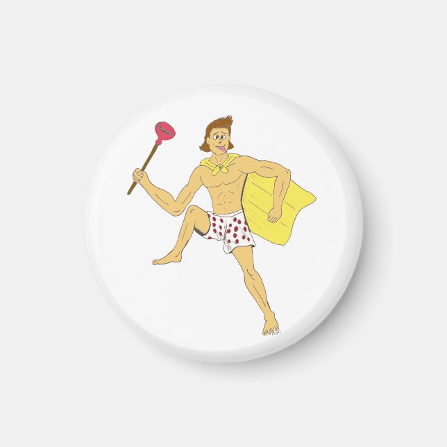 Íman êmbolo e cara de roupa interior (Frente)