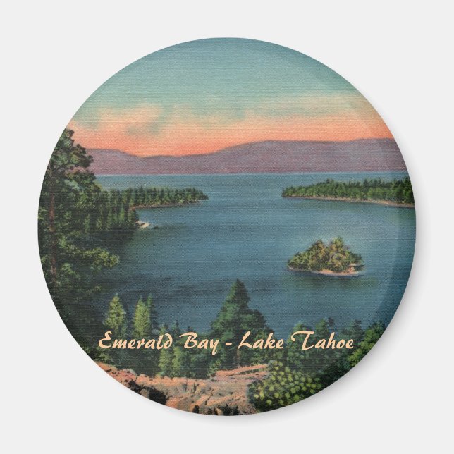 Íman Emerald Bay - Lago Tahoe Magnet (Frente)
