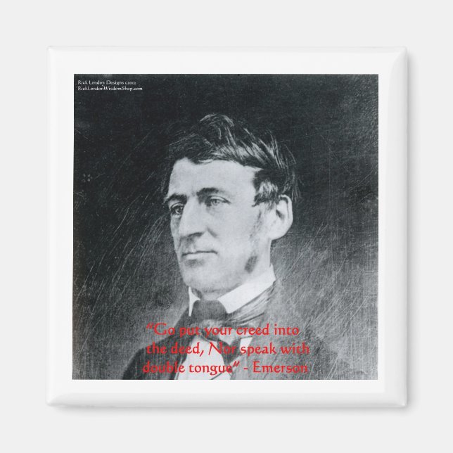 Íman Emerson "Creed The Deed" - Presentes De Citação De (Frente)