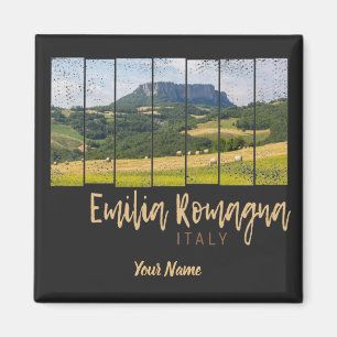 Íman Emilia-Romagna Landscape Itália Vintage Souvenir