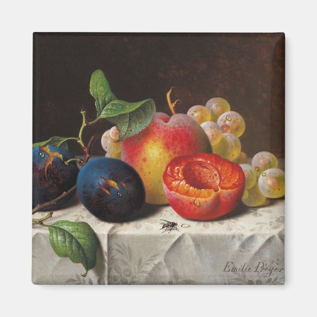 Íman Emilie Preyer: Frutas e Mosca (Frente)