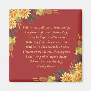 Íman Emily Bronte's Fall Leaves