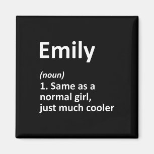 Íman Emily Definition Personed Name Funny Birthday