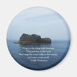 Íman Emily Dickenson Inspirational QUOTE para cura