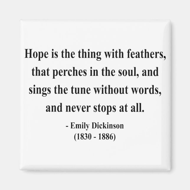 Íman Emily Dickinson Cote 1a (Frente)