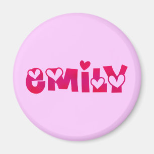 Íman Emily em Corações
