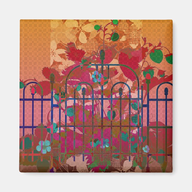 Íman Emily Poetry Strawberry Magnet (Frente)